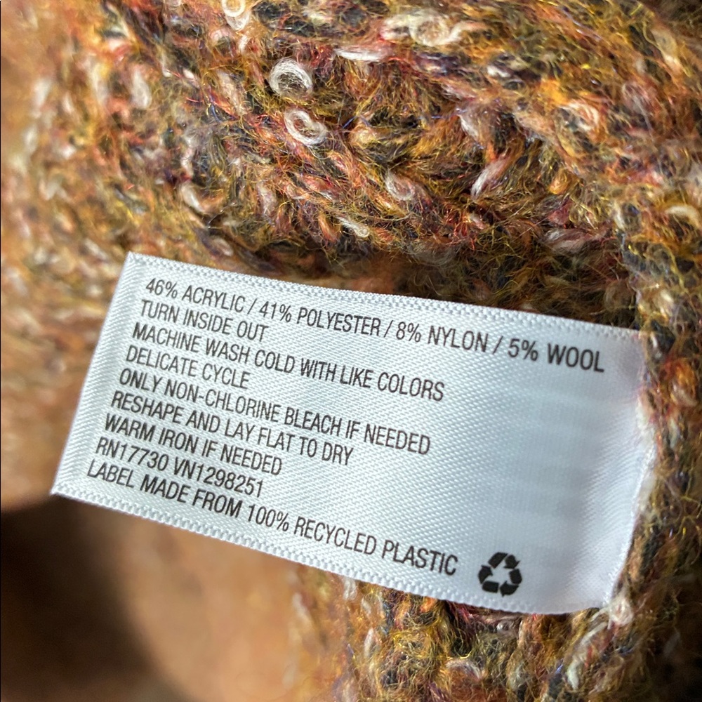 Universal Thread sz S Cozy Brown Cardigan Sweater Wool Blend NWT - Picture 6 of 7